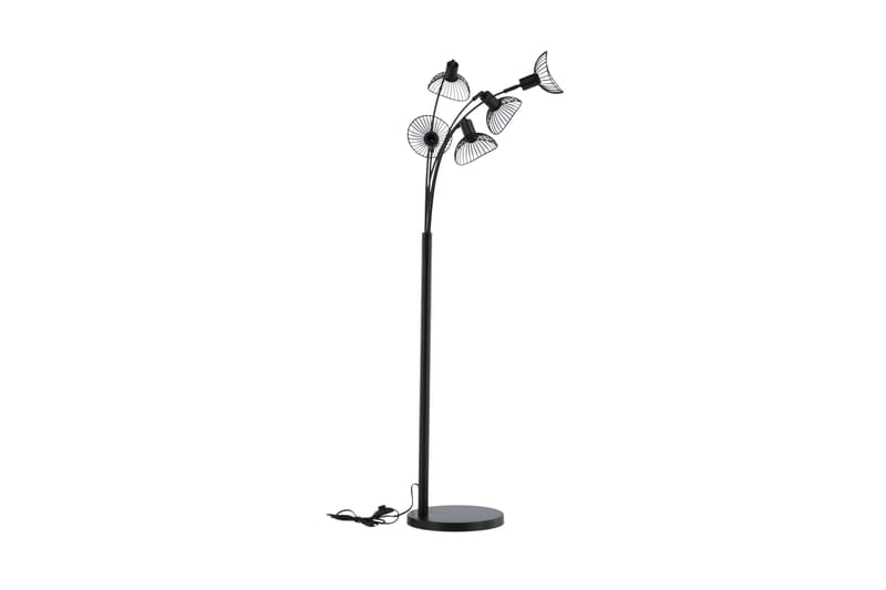 Elsa Gulvlampe Dimmer LED Stor, Sort