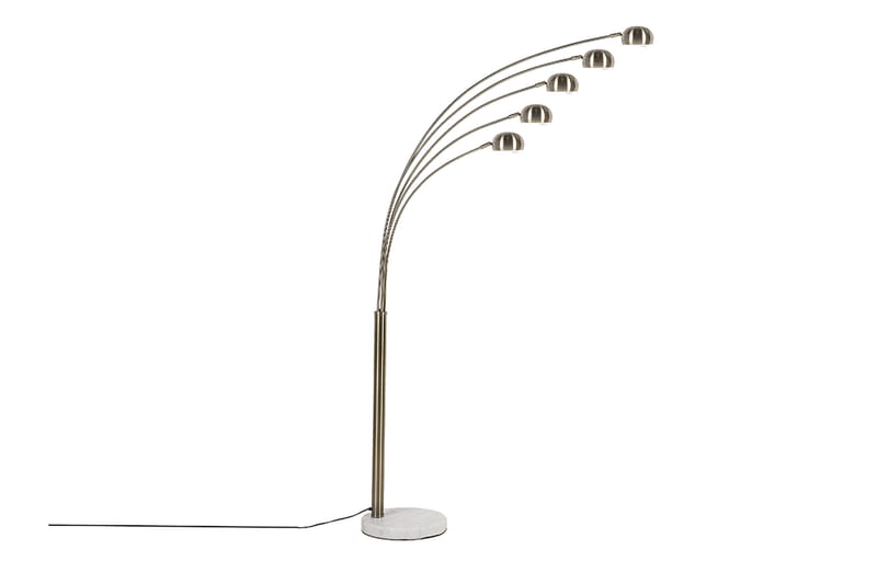 Flinders Gulvlampe 210 cm - Guld - Soveværelse lampe - Stuelampe - Femarmet gulvlampe - Gulvlampe & standerlampe