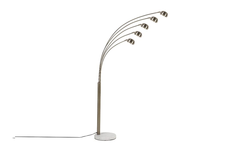 Flinders Gulvlampe 210 cm - Guld - Soveværelse lampe - Stuelampe - Femarmet gulvlampe - Gulvlampe & standerlampe