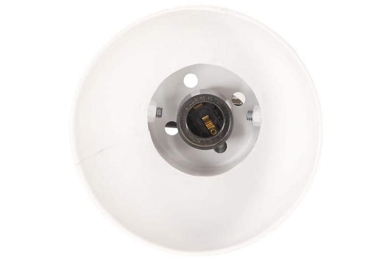 Gulvlampe med 2 lampeskærme e27 støbejern hvid - Hvid - Toarmet gulvlampe - Soveværelse lampe - Stuelampe - Gulvlampe & standerlampe