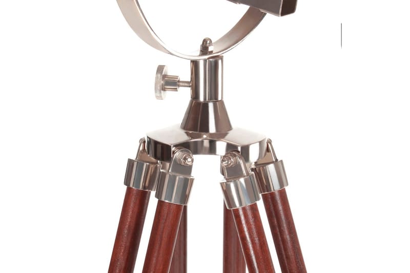 Gulvlampe Med Trefod 180 cm Massivt Mangotræ - Belysning - Lamper & indendørsbelysning - Gulvlampe & standerlampe