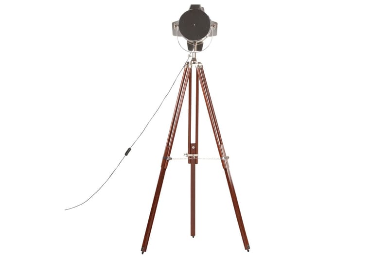 Gulvlampe Med Trefod 180 cm Massivt Mangotræ - Belysning - Lamper & indendørsbelysning - Gulvlampe & standerlampe