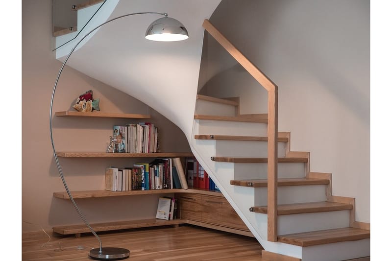 Kama Gulvlampe 188 cm - Sølv - Belysning - Lamper & indendørsbelysning - Gulvlampe & standerlampe