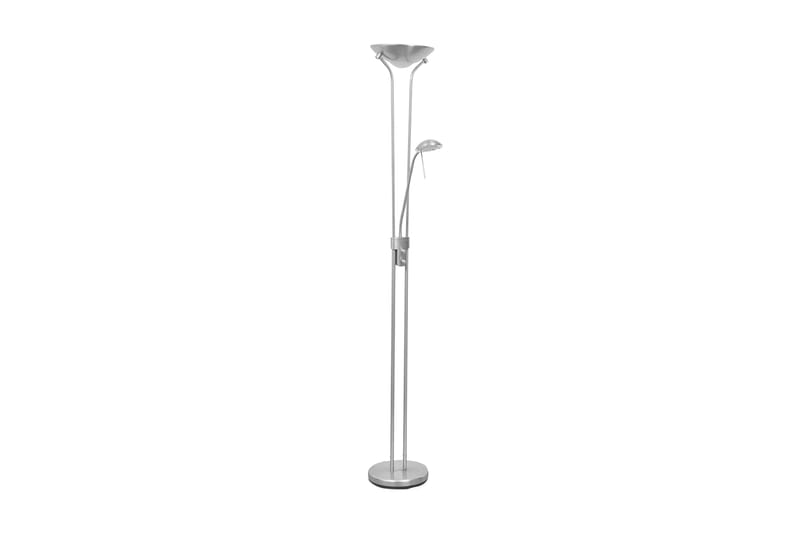 Led-Standerlampe Med Dæmpning, 23 W - Sølv - Uplight gulvlampe - Stuelampe - Gulvlampe & standerlampe - Soveværelse lampe