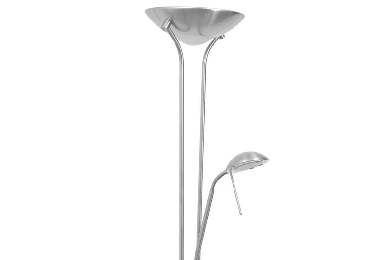 Led-Standerlampe Med Dæmpning, 23 W - Sølv - Soveværelse lampe - Stuelampe - Uplight gulvlampe - Gulvlampe & standerlampe