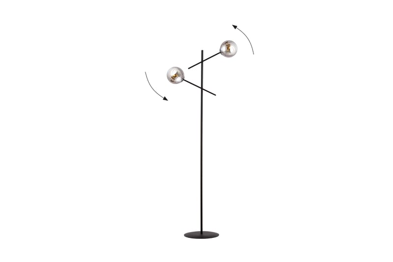 Linear Lp2 gulvlampe Sort - Scandinavian Choice - Stuelampe - Gulvlampe & standerlampe - Soveværelse lampe