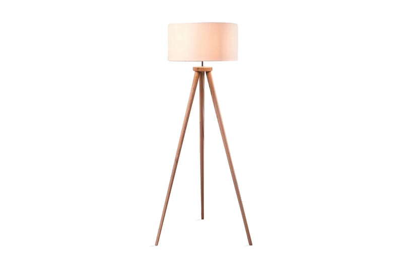 Nitra Gulvlampe 142 cm - Hvid - Belysning - Lamper & indendørsbelysning - Gulvlampe & standerlampe