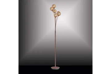 Sheree Standerlampe - Orange/Kobber - Belysning - Lamper & indendørsbelysning - Gulvlampe & standerlampe - Femarmet gulvlampe
