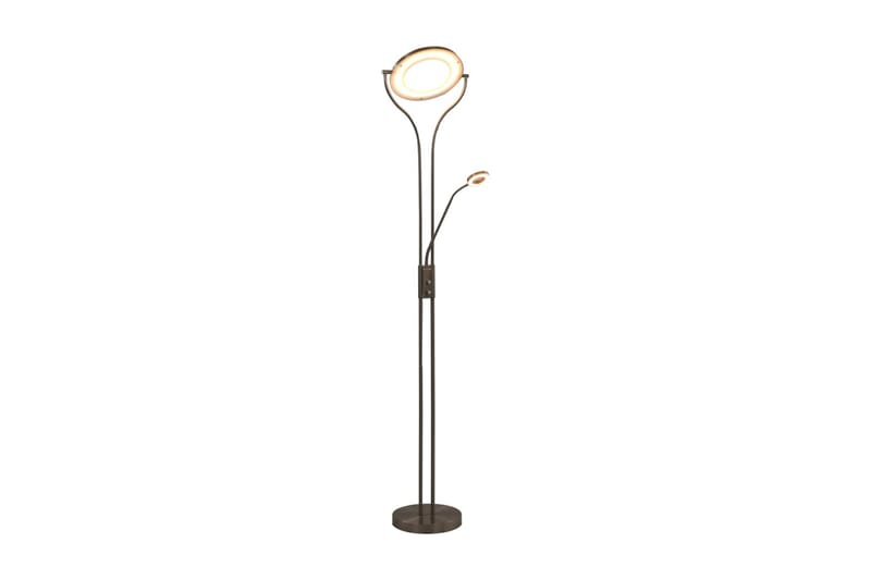 standerlampe 18 W 180 cm dæmpbar sølvfarvet - Soveværelse lampe - Stuelampe - Gulvlampe & standerlampe