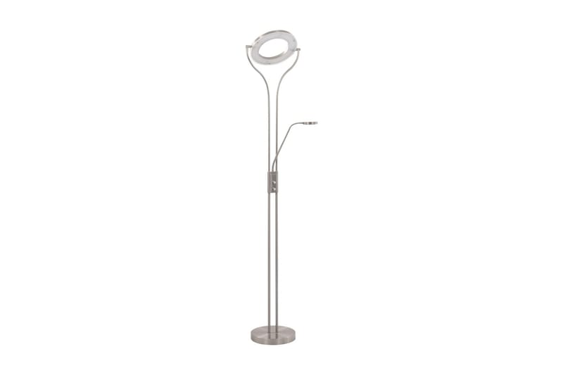 standerlampe 18 W 180 cm dæmpbar sølvfarvet - Soveværelse lampe - Stuelampe - Gulvlampe & standerlampe