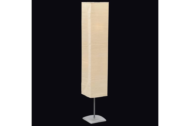 Standerlampe Med Stålfod 135 Cm - Creme - Belysning - Lamper & indendørsbelysning - Gulvlampe & standerlampe