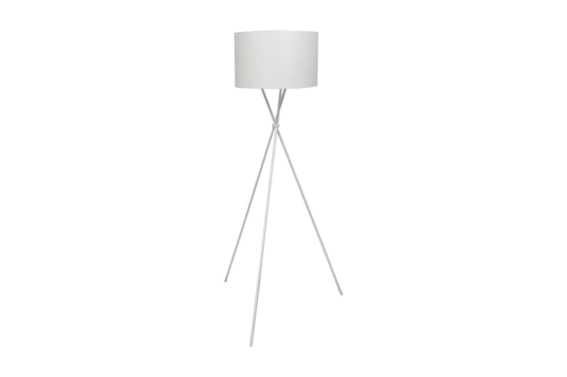 Standerlampeskærm Med Højt Stativ Hvid - Hvid - Soveværelse lampe - Stuelampe - Gulvlampe & standerlampe