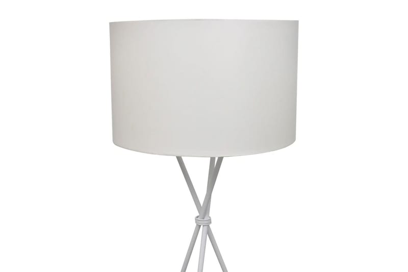 Standerlampeskærm Med Højt Stativ Hvid - Hvid - Belysning - Lamper & indendørsbelysning - Gulvlampe & standerlampe