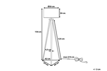 Stiletto Gulvlampe 156 cm - Sort - Belysning - Lamper & indendørsbelysning - Gulvlampe & standerlampe