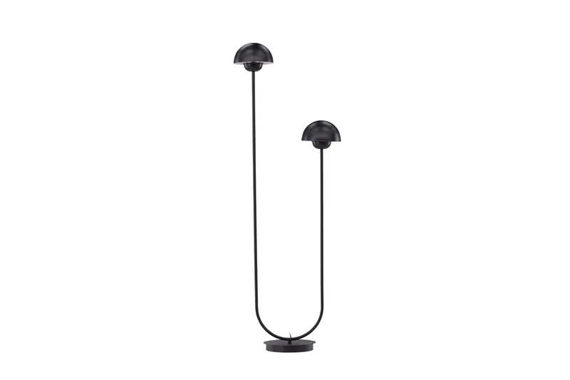 Lyckorna gulvlampe 120 cm, Sort