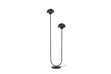Lyckorna gulvlampe 120 cm - Sort - Belysning - Lamper & indendørsbelysning - Gulvlampe & standerlampe - Toarmet gulvlampe