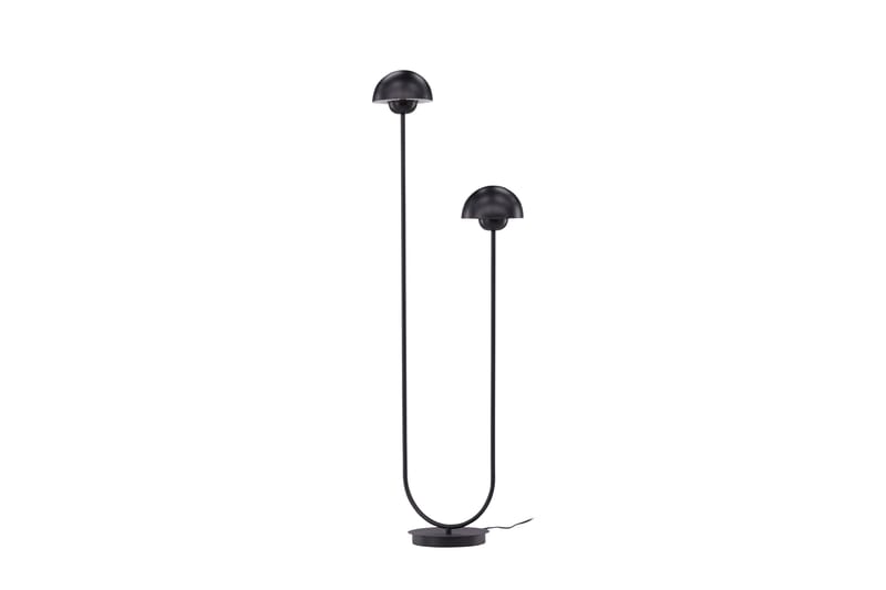 Lyckorna gulvlampe 120 cm - Sort - Belysning - Lamper & indendørsbelysning - Gulvlampe & standerlampe - Toarmet gulvlampe