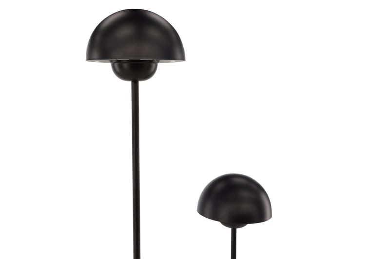 Lyckorna gulvlampe 120 cm - Sort - Belysning - Lamper & indendørsbelysning - Gulvlampe & standerlampe - Toarmet gulvlampe