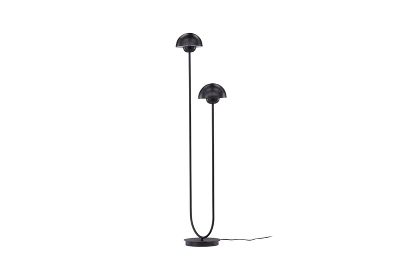 Lyckorna gulvlampe 120 cm - Sort - Belysning - Lamper & indendørsbelysning - Gulvlampe & standerlampe - Toarmet gulvlampe
