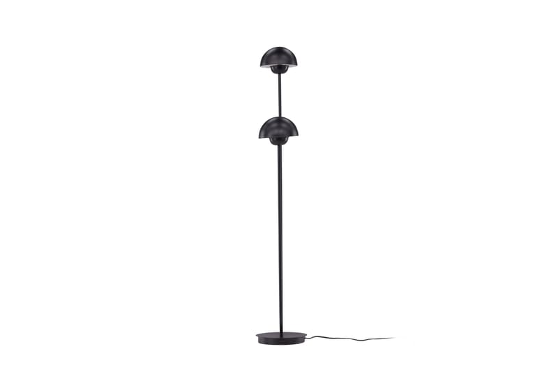 Lyckorna gulvlampe 120 cm - Sort - Belysning - Lamper & indendørsbelysning - Gulvlampe & standerlampe - Toarmet gulvlampe
