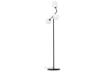 Marsan Gulvlampe 160 cm - Sort - Belysning - Lamper & indendørsbelysning - Gulvlampe & standerlampe - Trearmet gulvlampe