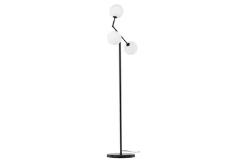 Marsan Gulvlampe 160 cm - Sort - Belysning - Lamper & indendørsbelysning - Gulvlampe & standerlampe - Trearmet gulvlampe