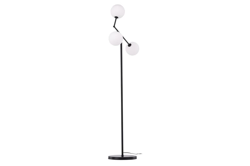 Marsan Gulvlampe 160 cm - Sort - Belysning - Lamper & indendørsbelysning - Gulvlampe & standerlampe - Trearmet gulvlampe