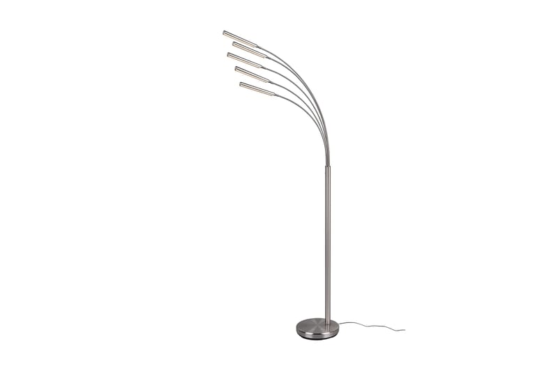 Trio Lighting Reed LED gulvlampe børstet stål - Belysning - Lamper & indendørsbelysning - Gulvlampe & standerlampe