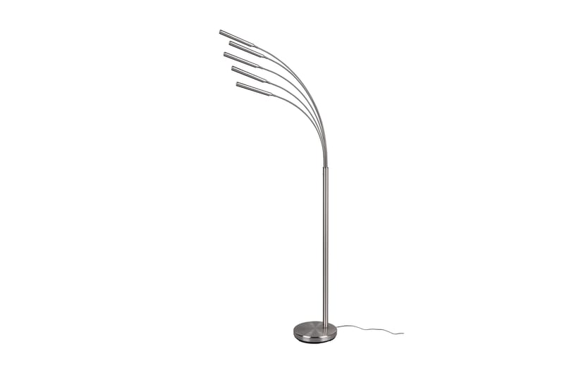 Trio Lighting Reed LED gulvlampe børstet stål - Belysning - Lamper & indendørsbelysning - Gulvlampe & standerlampe