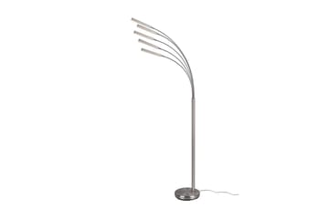 Trio Lighting Reed LED gulvlampe børstet stål - Belysning - Lamper & indendørsbelysning - Gulvlampe & standerlampe
