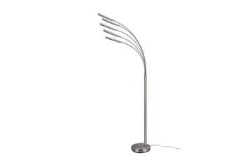 Trio Lighting Reed LED gulvlampe børstet stål - Belysning - Lamper & indendørsbelysning - Gulvlampe & standerlampe