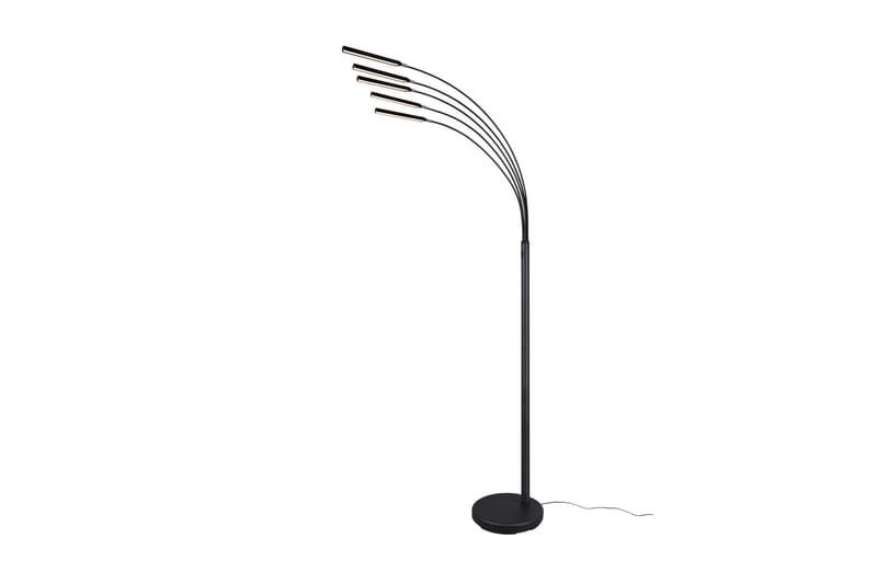 Trio Lighting Reed LED gulvlampe matsort - Matsort - Belysning - Lamper & indendørsbelysning - Gulvlampe & standerlampe