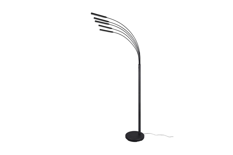 Trio Lighting Reed LED gulvlampe matsort - Matsort - Belysning - Lamper & indendørsbelysning - Gulvlampe & standerlampe