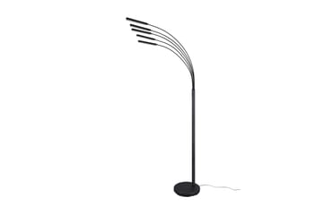 Trio Lighting Reed LED gulvlampe matsort - Matsort - Belysning - Lamper & indendørsbelysning - Gulvlampe & standerlampe