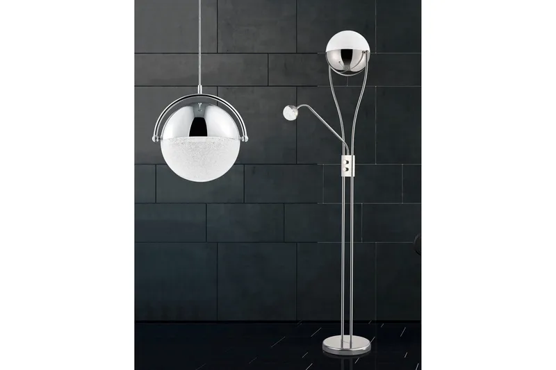Trio Chris Gulvlampe LED - Krom - Belysning - Lamper & indendørsbelysning - Gulvlampe & standerlampe - Toarmet gulvlampe