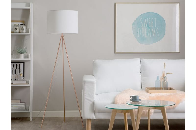 Vistula Gulvlampe 148 cm - Hvid - Belysning - Lamper & indendørsbelysning - Gulvlampe & standerlampe