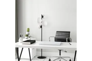 Gulvlampe Subin Sort / Hvid - Sort / Hvid - Belysning - Lamper & indendørsbelysning - Soveværelse lampe