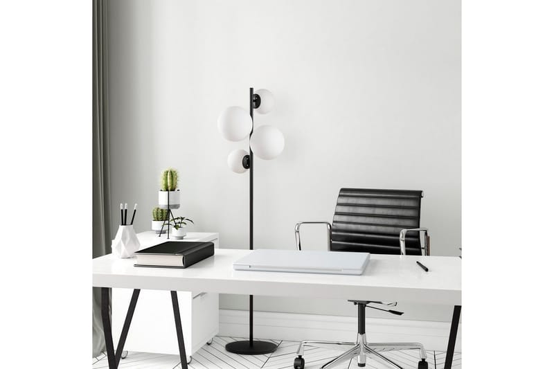 Gulvlampe Subin Sort / Hvid - Sort / Hvid - Belysning - Lamper & indendørsbelysning - Soveværelse lampe