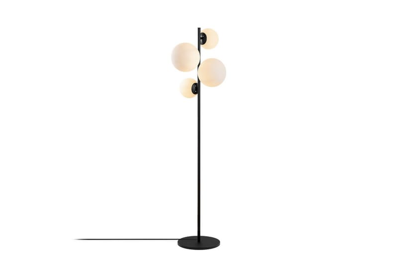Gulvlampe Subin Sort / Hvid - Sort / Hvid - Belysning - Lamper & indendørsbelysning - Soveværelse lampe