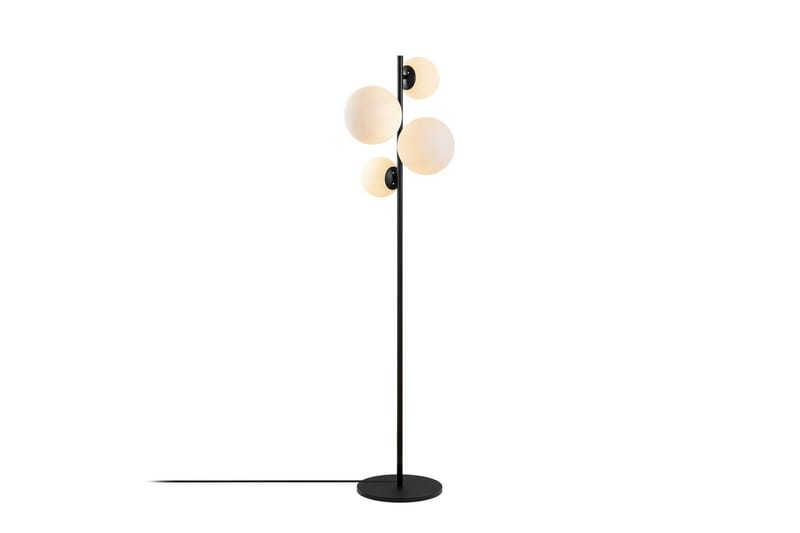 Gulvlampe Subin Sort / Hvid - Sort / Hvid - Belysning - Lamper & indendørsbelysning - Soveværelse lampe