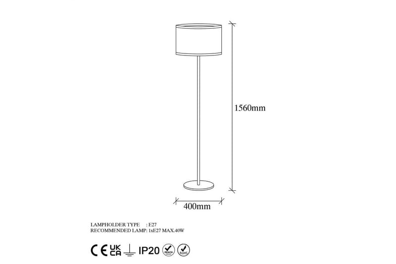 Gulvlampe Talra Vintage - Multifarvet - Belysning - Lamper & indendørsbelysning - Soveværelse lampe