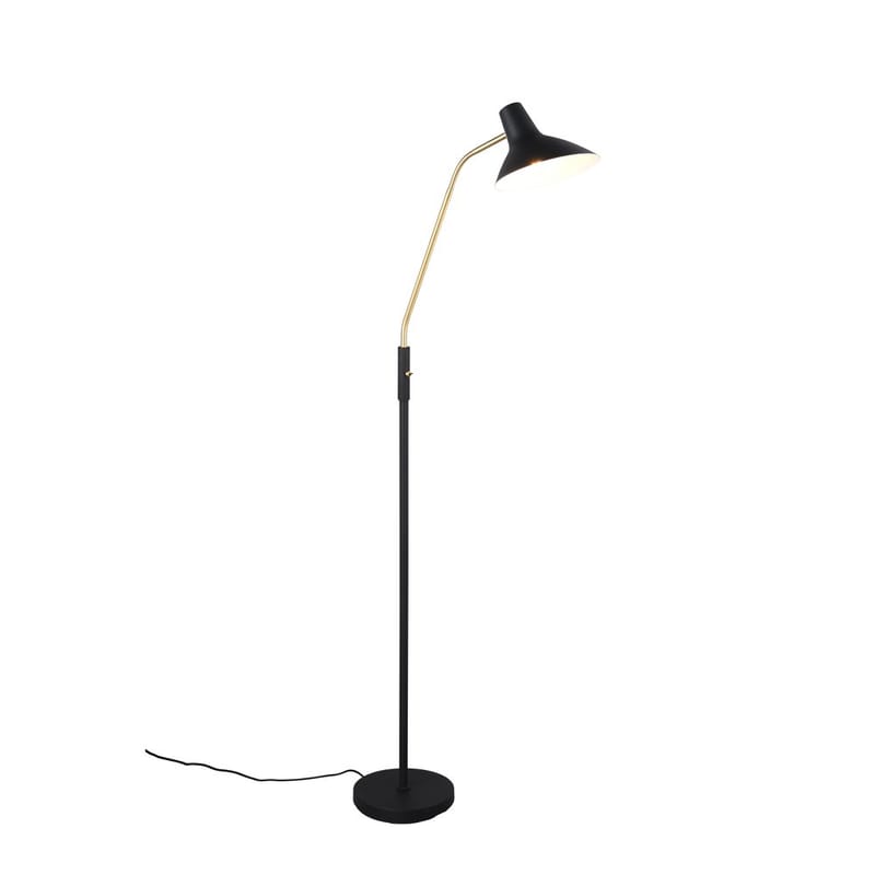 Gulvlampe Traveller, Mat sort