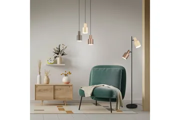 Gulvlampe TRIO Agudo Flerfarvet - Flerfarvet - Belysning - Lamper & indendørsbelysning - Gulvlampe & standerlampe - Toarmet gulvlampe