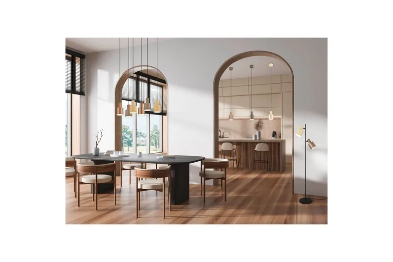 Gulvlampe TRIO Agudo Flerfarvet - Flerfarvet - Belysning - Lamper & indendørsbelysning - Soveværelse lampe