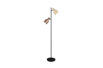 Gulvlampe TRIO Agudo Flerfarvet - Flerfarvet - Belysning - Lamper & indendørsbelysning - Gulvlampe & standerlampe - Toarmet gulvlampe