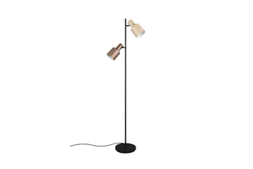 Gulvlampe TRIO Agudo Flerfarvet - Flerfarvet - Belysning - Lamper & indendørsbelysning - Gulvlampe & standerlampe - Toarmet gulvlampe