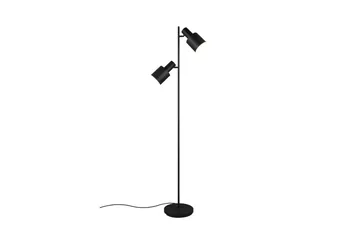 Gulvlampe TRIO Agudo Matsort - Matsort - Belysning - Lamper & indendørsbelysning - Gulvlampe & standerlampe - Toarmet gulvlampe