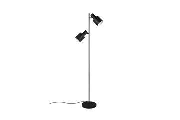 Gulvlampe TRIO Agudo Matsort - Matsort - Belysning - Lamper & indendørsbelysning - Gulvlampe & standerlampe - Toarmet gulvlampe