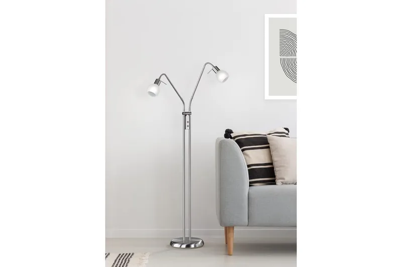 Gulvlampe TRIO Antibes - Belysning - Lamper & indendørsbelysning - Gulvlampe & standerlampe - Toarmet gulvlampe