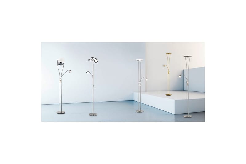 Gulvlampe TRIO Arizona Messing - Messing - Belysning - Lamper & indendørsbelysning - Soveværelse lampe